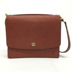 Louis Vuitton Grenelle Shoulder Bag Epi Leather Kenya Brown